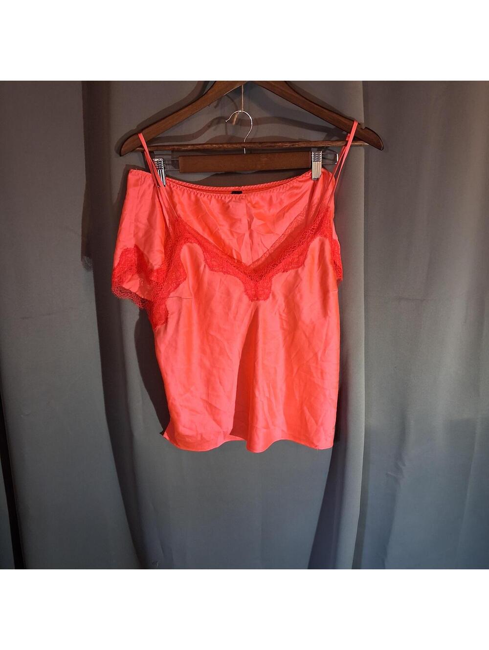 Victoria's Secret Coral Lace Trim Set